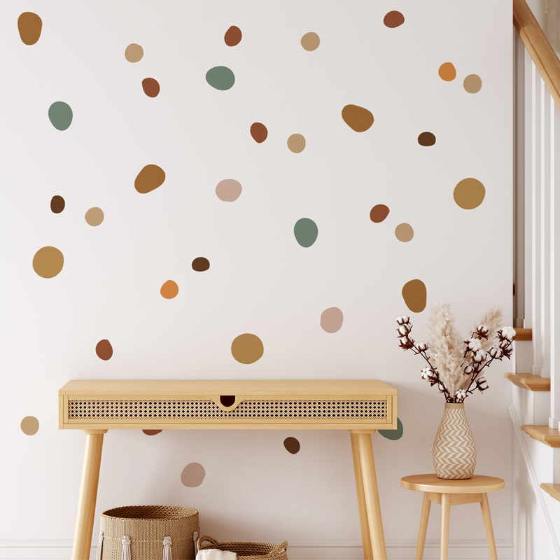 Baby Girl Nursery Quotes - Boho Nursery Polka Dot Kreatywne naklejki