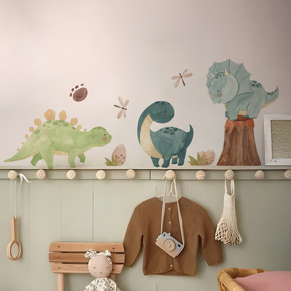 Baby Nursery Boy - Naklejki ścienne z dinozaurami, naklejki ścienne